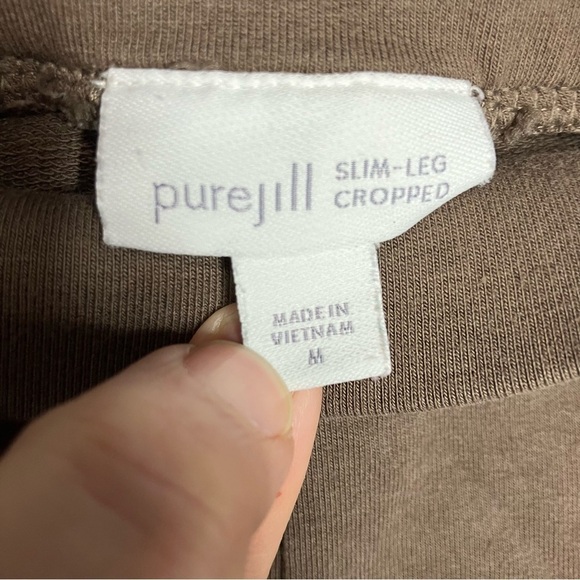 Pure Jill J. Jill slim leg cropped pants size medium - Picture 5 of 7